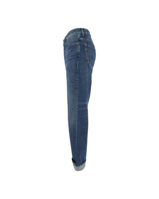 Tela Genova Blue Straight Fit Jeans for men