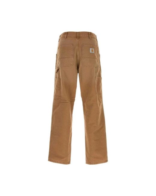 Carhartt Brown Straight Fit Jeans for men
