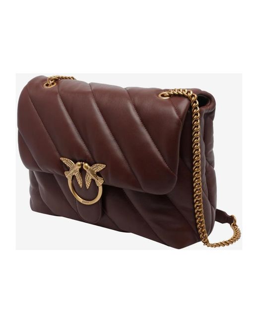 Pinko Brown Shoulder Bags