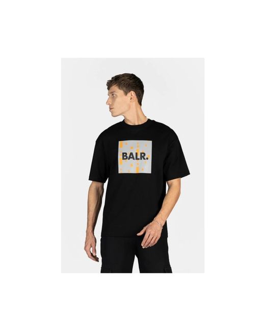 BALR Logo front box-fit t-shirt in Black für Herren