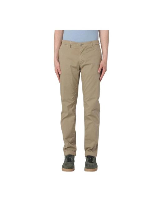 Re-hash Slim Fit Casual Chinos Broek in het Gray voor heren
