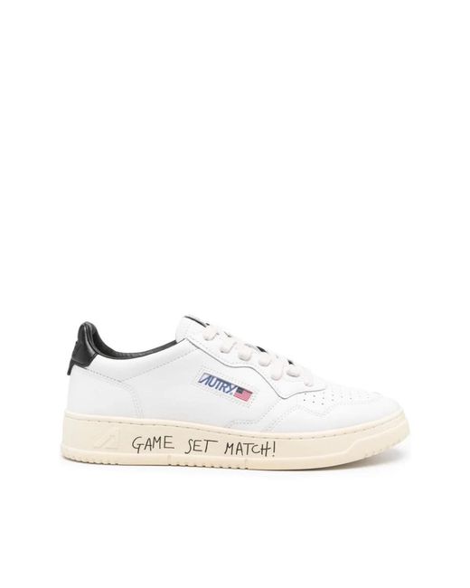 Autry White Sneakers for men