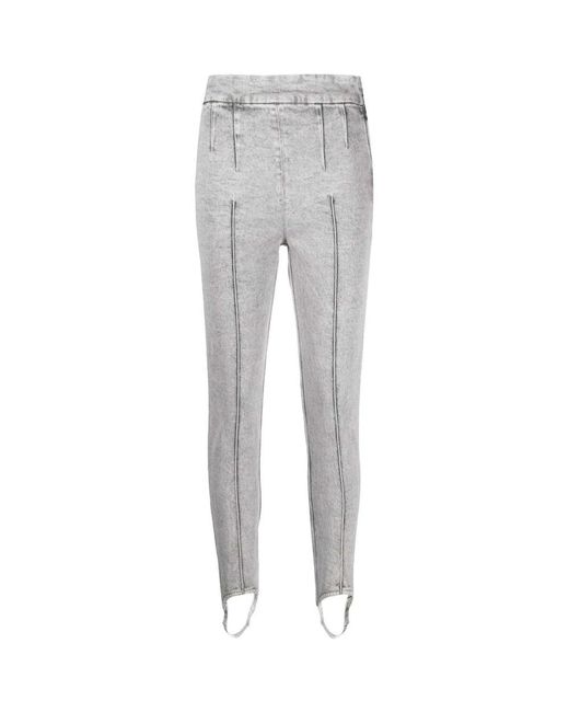 Isabel Marant Gray Skinny Trousers