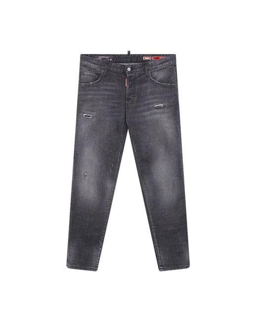 Straight Jeans DSquared² de hombre de color Gray