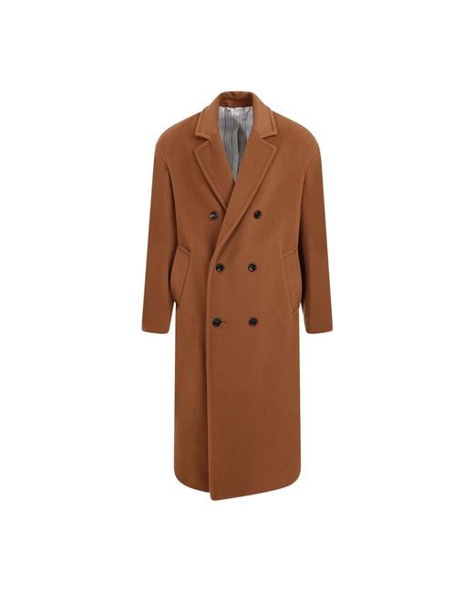 Coats > double-breasted coats Gucci pour homme en coloris Brown