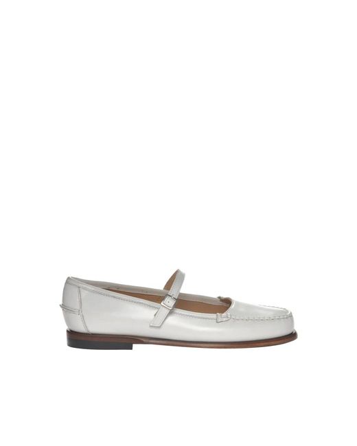 Ballerinas Sebago de color White