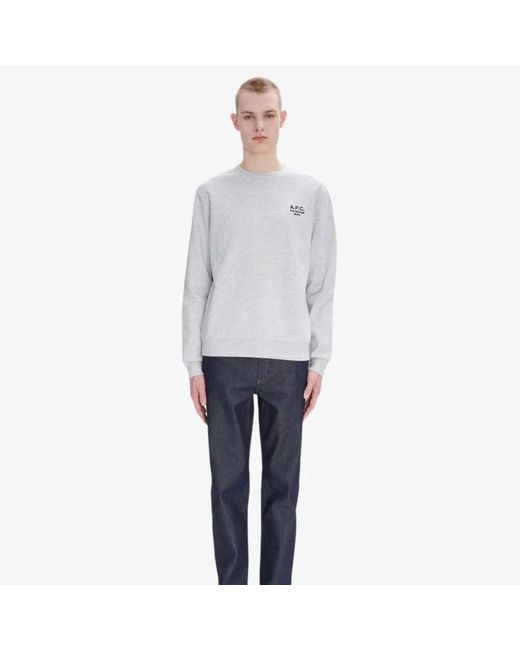 A.P.C. White Sweatshirts for men