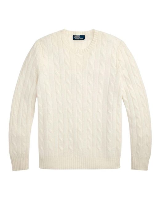 Ralph Lauren White Cashmere Knitwear for men
