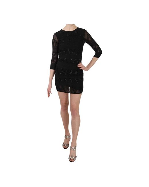 John Richmond Black Short Dresses