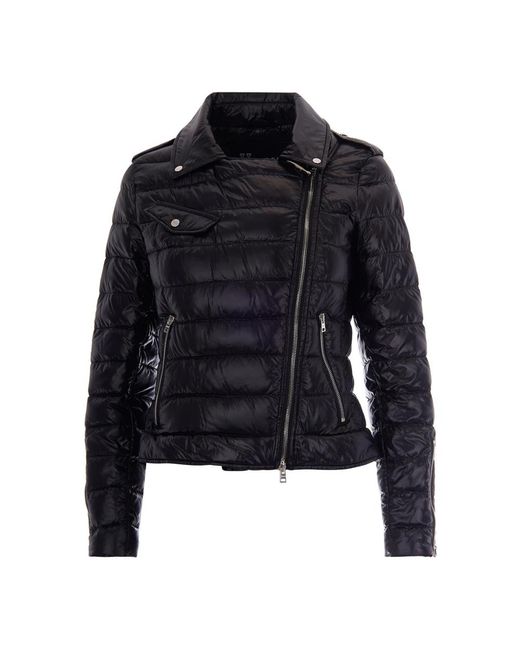 Herno Jassen ,Zwart ,Nylon Bomberjack in het Black