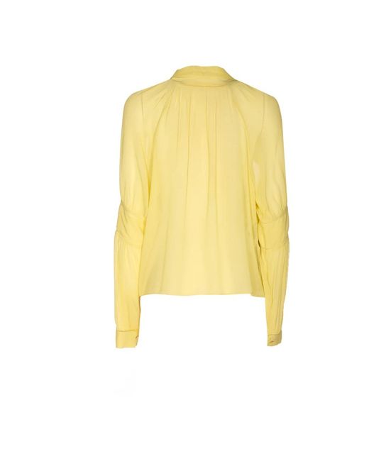 Blouses Alberta Ferretti de color Yellow