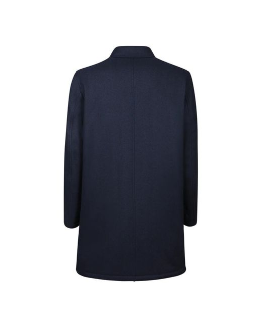 Herno Jassen ,Blauw ,Wol Visgraatjas Met Afneembare Bib in het Blue voor heren