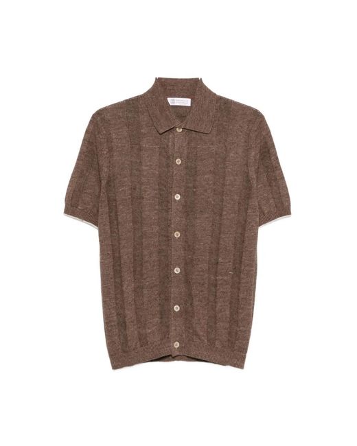 Cardigans Brunello Cucinelli de hombre de color Brown