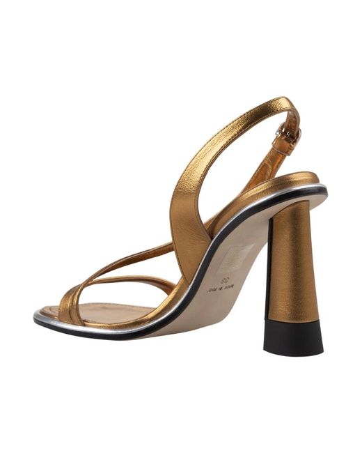 Etro Metallic High heel sandals