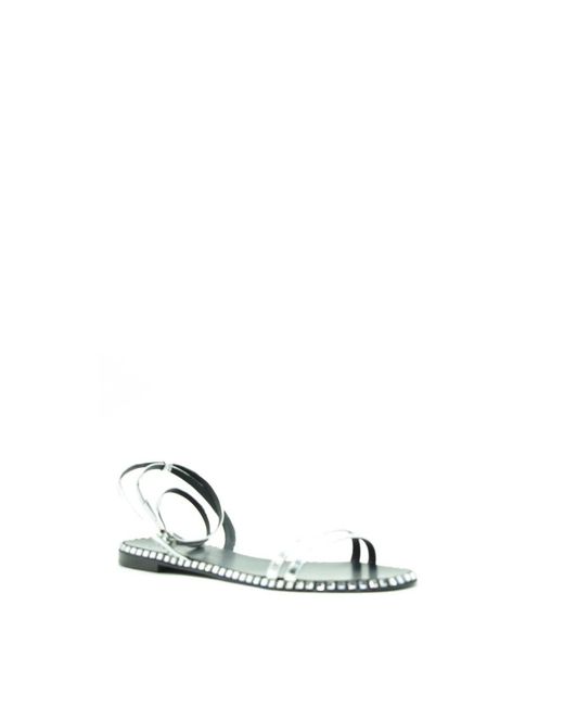 Giuseppe Zanotti Metallic Flat Sandals