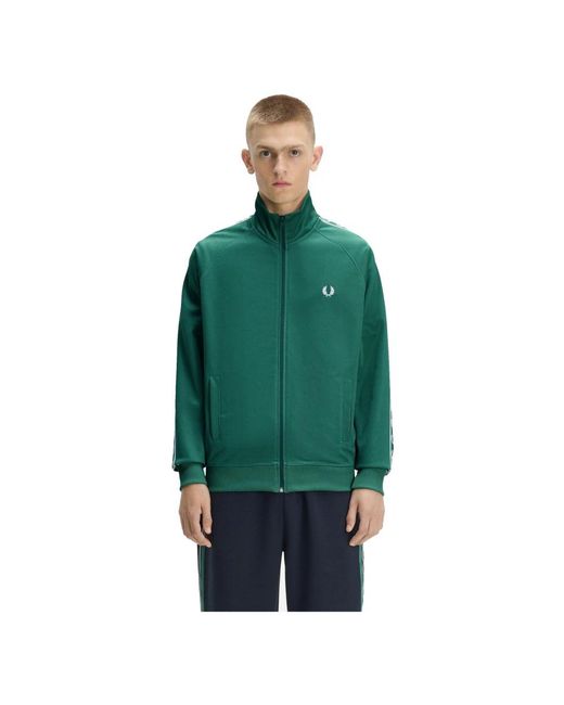 Fred Perry Green Zip-Throughs for men