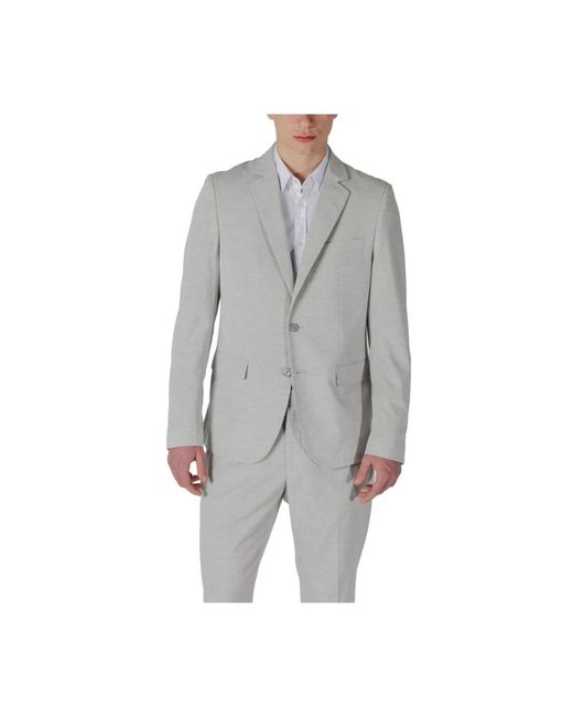 Antony Morato Gray Blazers for men