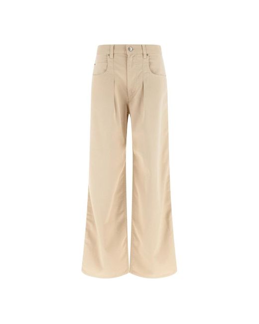 Isabel Marant Natural Wide Trousers