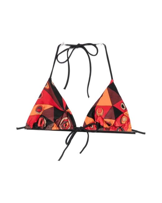 Emilio Pucci Red Bikinis