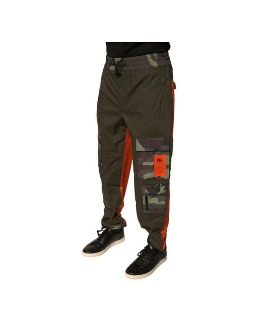 Dolce & Gabbana Green Sweatpants for men