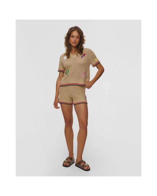 Mc2 Saint Barth Natural Casual Shorts