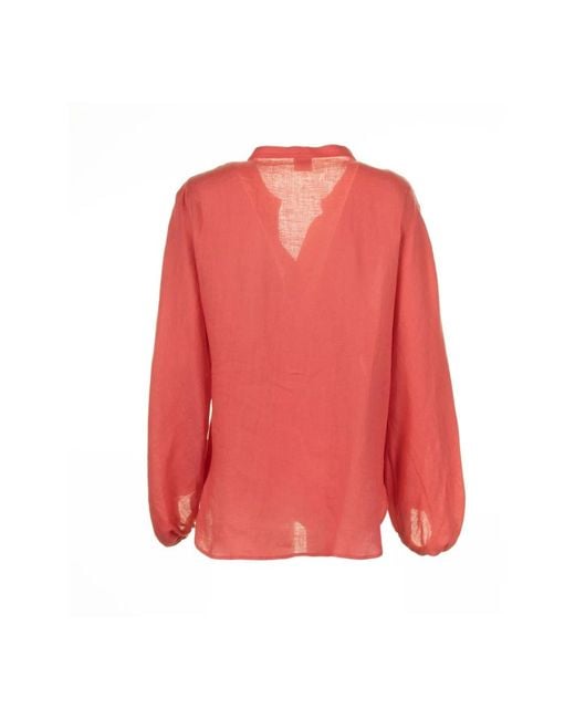 Blouses Eleventy en coloris Red