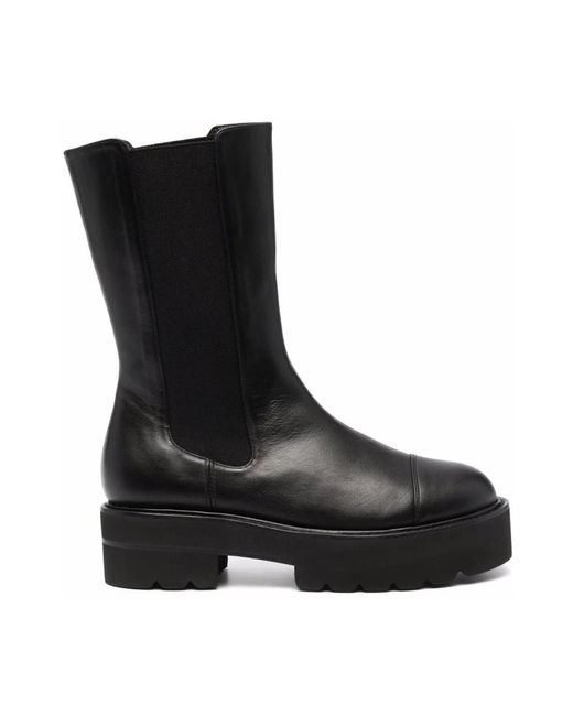 Stuart Weitzman Black Chelsea Boots