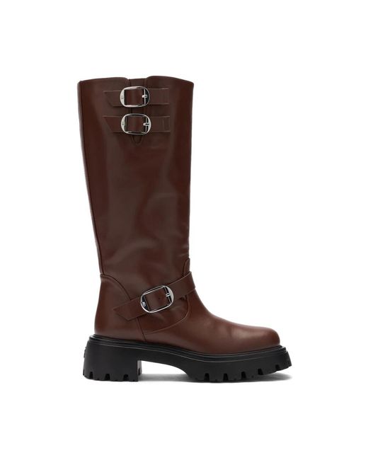High Boots Stuart Weitzman de color Brown