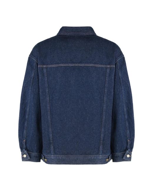 A.P.C. Blue Denim Jackets for men