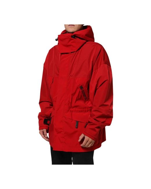 Dolce & Gabbana Red Light Jackets for men
