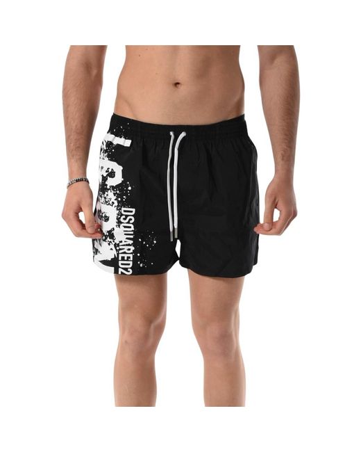 DSquared² Boxershorts mit elastischem bund in Black für Herren