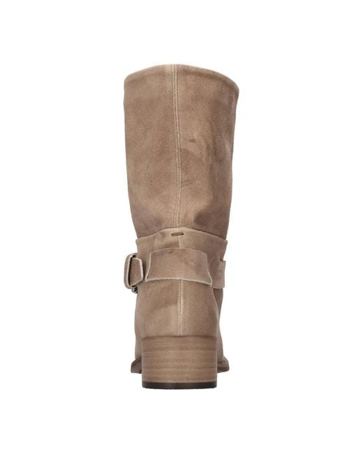 Pantanetti Brown Heeled Boots