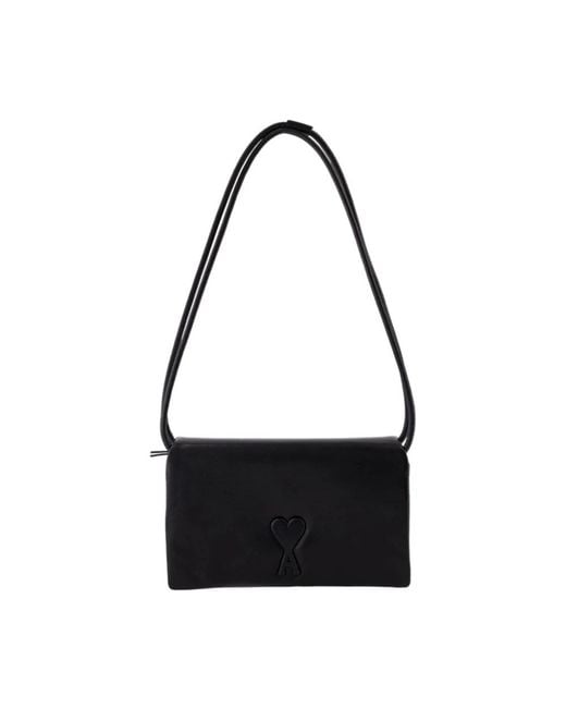 AMI Black Shoulder Bags