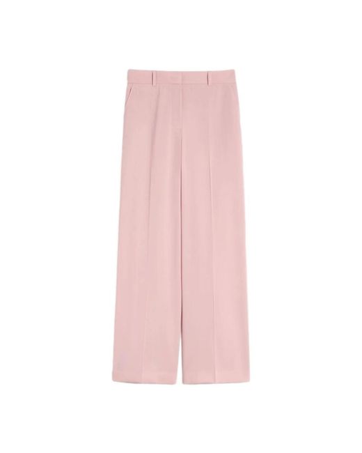Weekend by Maxmara Pink Wide Trousers