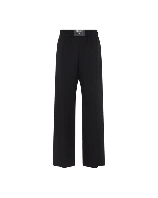 Céline Black Wool Pants