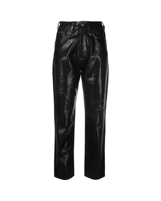 Philipp Plein Black Slim-Fit Trousers