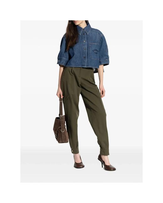 Givenchy Blue Denim Shirts