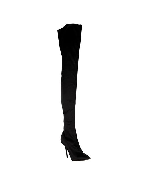 Vetements Black Over-Knee Boots