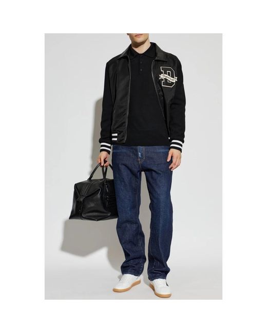 DSquared² Black V-Neck Knitwear for men