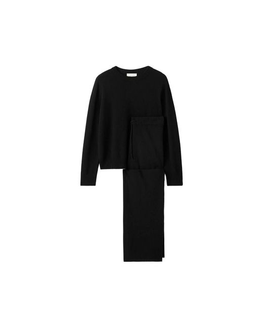 Soft Goat Black Cashmere Knitwear