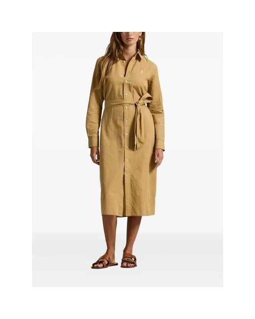 Polo Ralph Lauren Natural Shirt Dresses