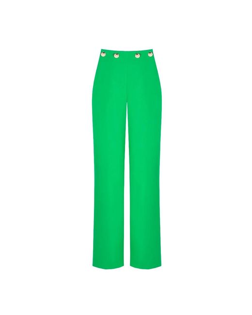 Rinascimento Green Straight Trousers
