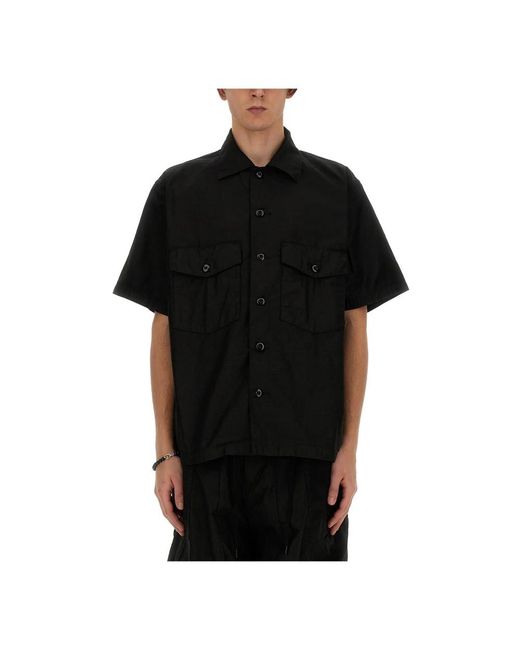 Needles Fatigue Shirt in het Black voor heren