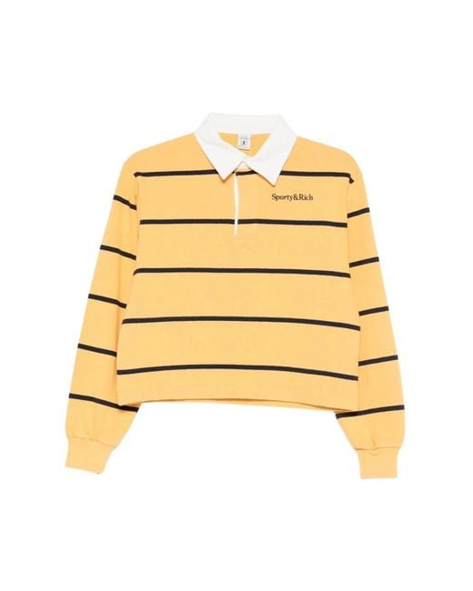 Sporty & Rich Metallic Polo Shirts