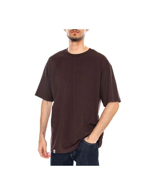 Edwin Oversize Basic T-Shirt in Purple für Herren