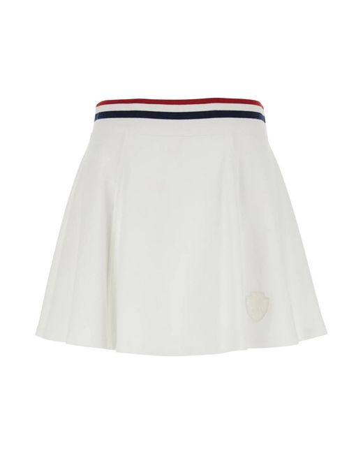 Brunello Cucinelli White Short Skirts