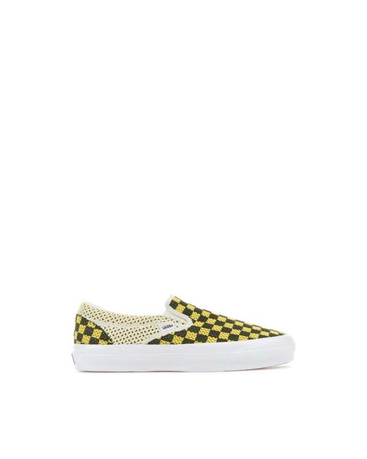 Vans Green Bestickte Stoff-Lx-Klassiker Zum Hineinschlüpfen