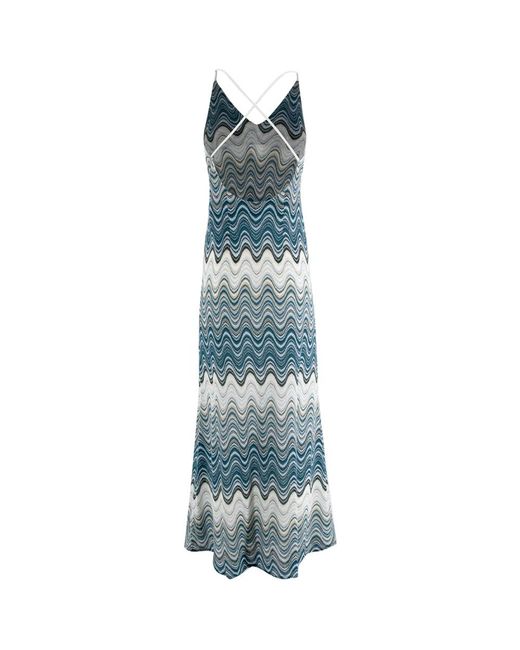 Mc2 Saint Barth Blue Maxi Dresses