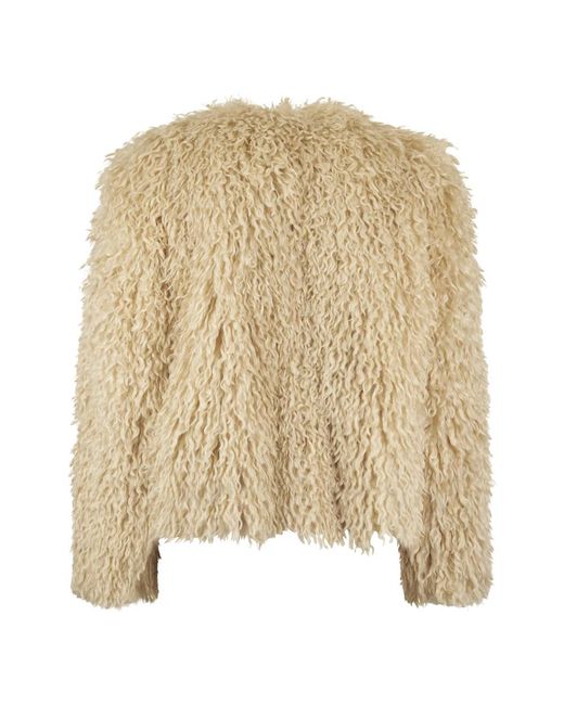 Tagliatore Natural Faux Fur & Shearling Jackets