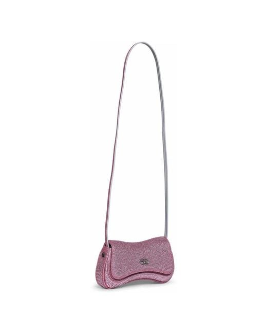 DIESEL Purple Cross Body Bags